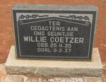 COETZER Willie 1935-1937