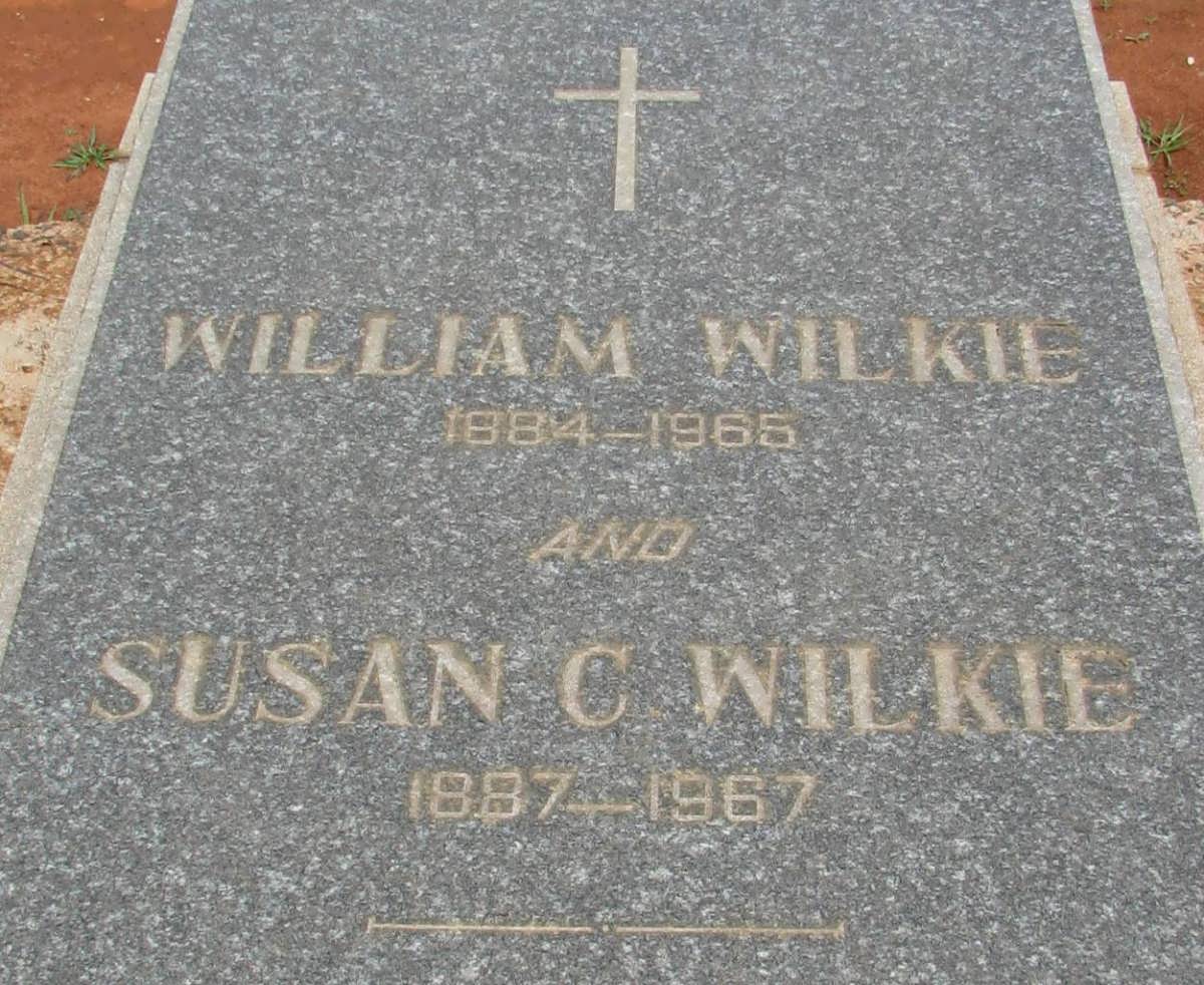 WILKIE William 1884-1965 &  Susan C. 1887-1967