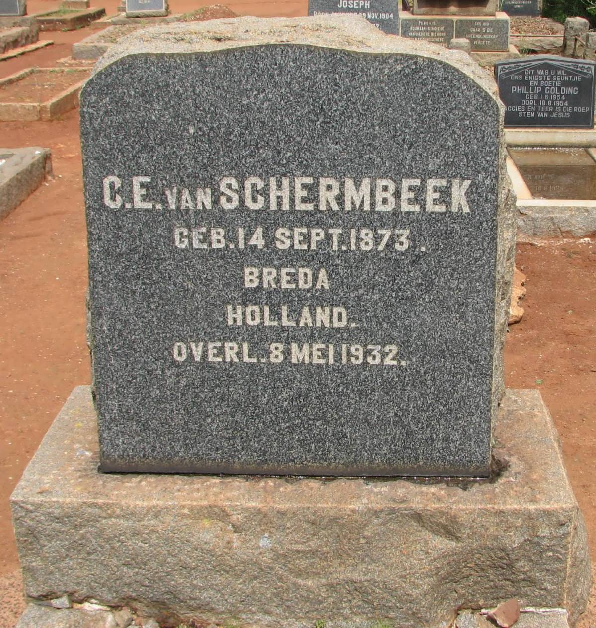 SCHERMBEEK 1873-1932