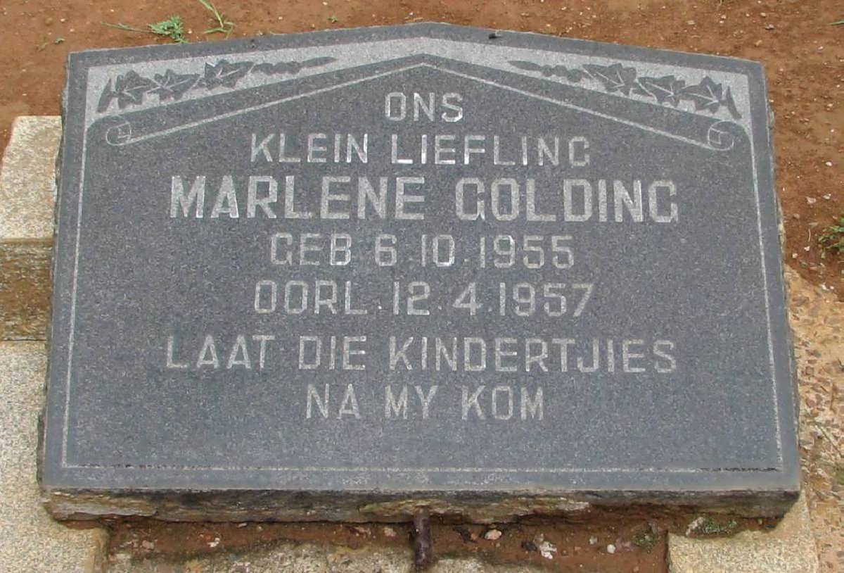 GOLDING Marlene 1955-1957
