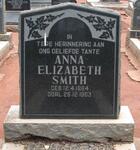 SMITH Anna Elizabeth 1884-1963