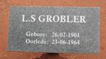 GROBLER L.S. 1901-1964