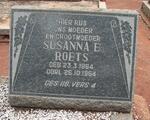ROETS Susanna E. 1884-1964