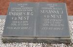 NEST Andries H.G., van der 1876-1964 & Susanna J. STEVENS 1882-1979