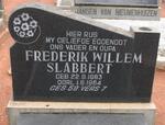 SLABBERT Frederik Willem 1883-1964