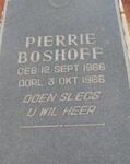 BOSHOFF Pierrie 1966-1966
