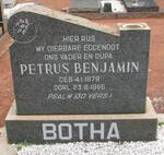 BOTHA Petrus Benjamin 1878-1966