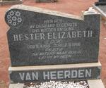 HEERDEN Hester Elizabeth, van nee LOCK 1916-1966