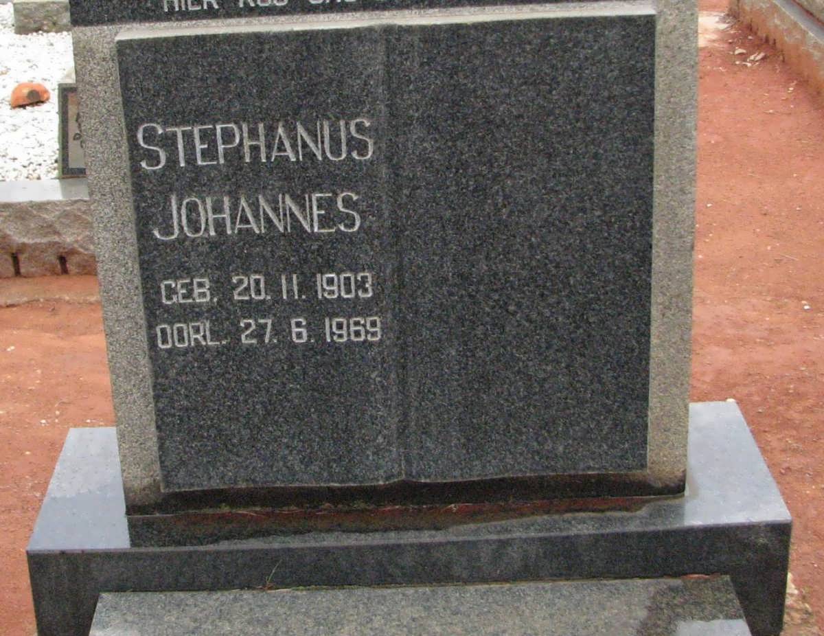 ? Stephanus Johannes 1903-1969