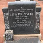 PRINSLOO Rita 1949-1968
