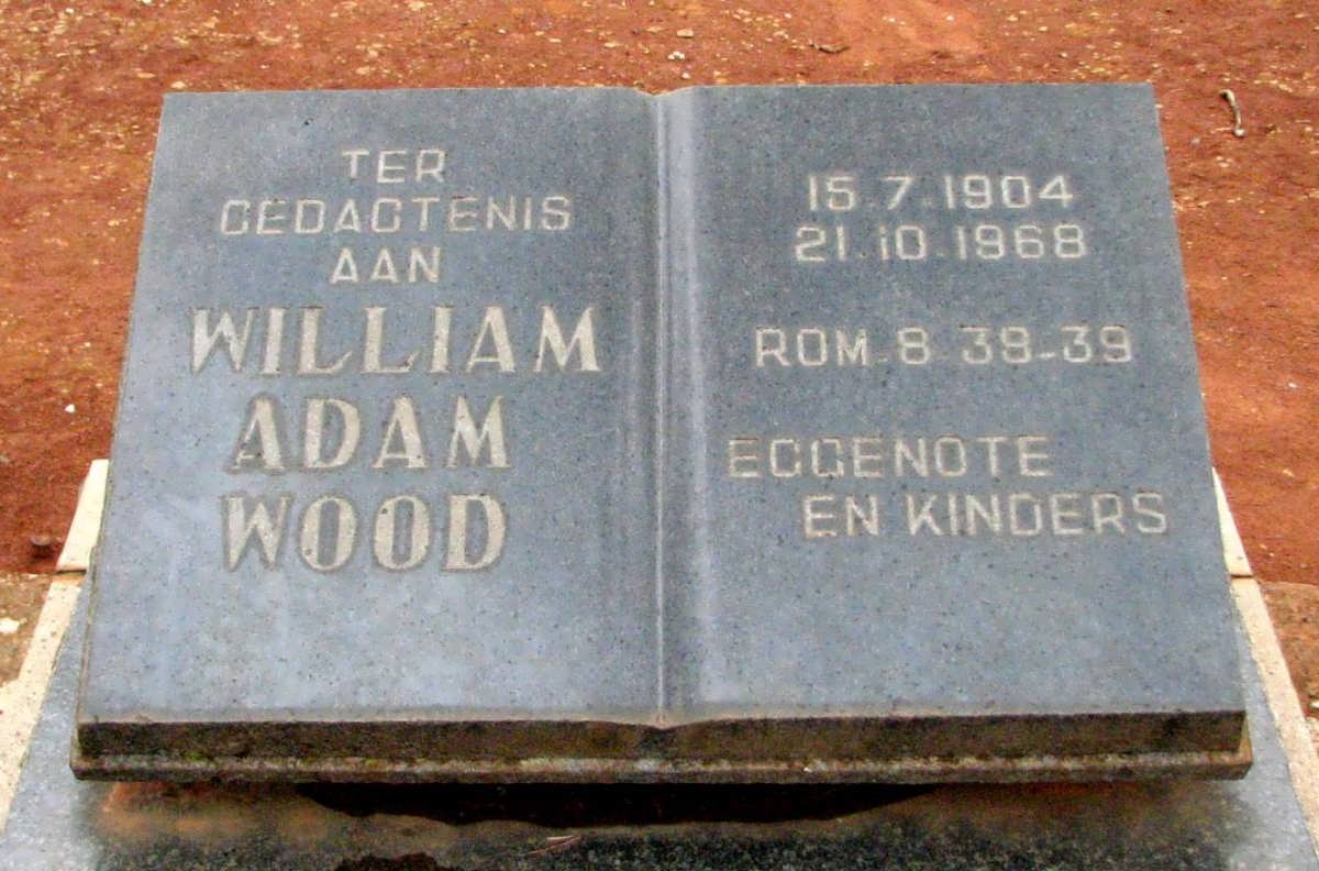 WOOD William Adam 1904-1968