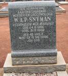SNYMAN W.A.P. formerly WOLMARANS 1886-1868