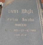 WYK Cirkia Jacoba, van nee BURGER 1913-1969