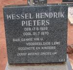PIETERS Wessel Hendrik 1922-1970
