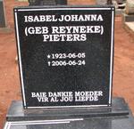 PIETERS Isabel Johanna nee REYNEKE 1923-2006