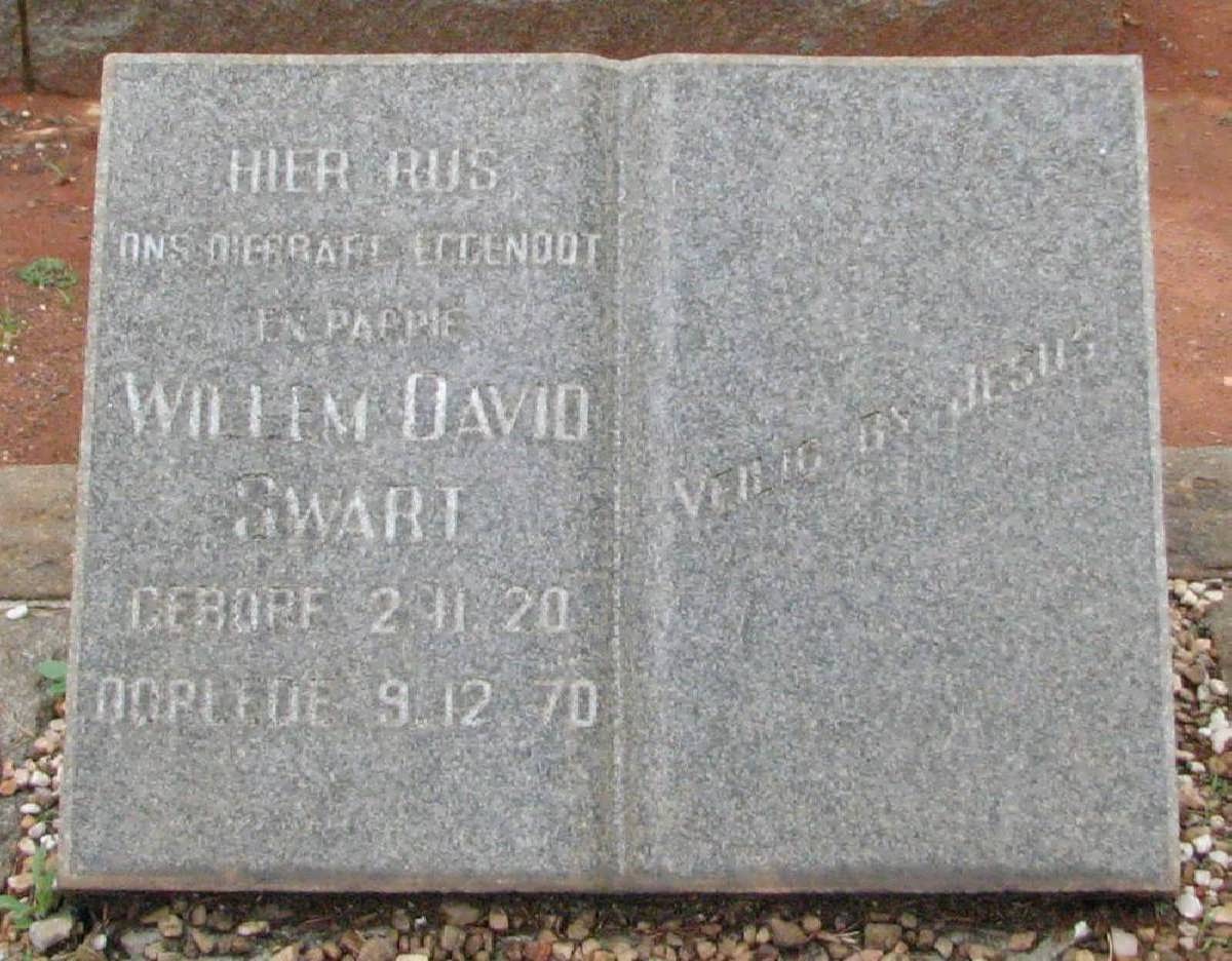 SWART Willem David 1920-1970
