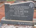 MEYER Gys A.W. 1918-1972