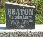 BEATON Malcolm Larry 1956-2001