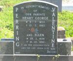 PERRING Henry George 1920-1965 & Ellen VALENTINE, formerly PERRING nee JACOBS 1934-1992