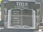 TITUS Dinah 1938-1984