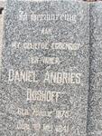BOSHOFF Daniel Andries 1875-1941