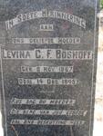 BOSHOFF Levina G.F. 1867-1945