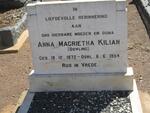KILIAN Anna Magrietha nee DOWLING 1872-1954
