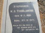 TERBLANCHE Stephanus M.B. 1891-1971