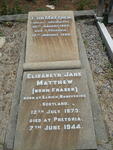 MATTHEW John 1864-1920 & Elizabeth Jane FRASER 1873-1944