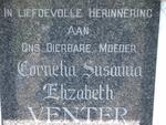 VENTER Cornelia Susanna Elizabeth 1935-1987