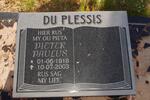 PLESSIS Pieter Paulus, du 1918-2003