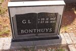 BONTHUYS G.L. 1912-1995