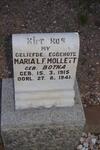 MOLLETT Maria L.F.nee BOTHA 1915-1941