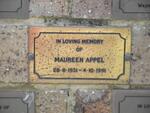 APPEL Maureen 1931-1991