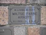 ARNOTT Wiltse Farre 1909-1997