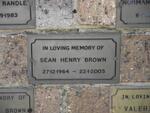 BROWN Sean Henry 1964-2005