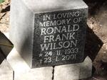 WILSON Ronald Frank 1933-2001