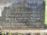 D'OLIVEIRA Cornelius J. -1964 & Alice Hendrina -1976
