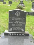 SIBIYA Adolphus Fanozi 1956-2003