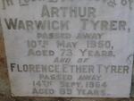TYRER Arthur Warwick -1950 & Florence Ether -1964