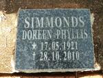 SIMMONDS Doreen Phyllis 1921-2010