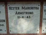 ARMSTRONG Hester Margritha -1943