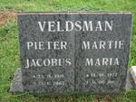 VELDSMAN Pieter Jacobus 1919-2002 & Martie Maria 1922-200?