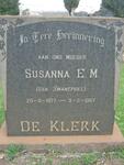 KLERK Susanna E.M., de nee SWANEPOEL 1877-1967
