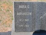 BARKHUIZEN Maria C. 1903-1972