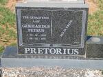 PRETORIUS Gerhardus Petrus 1908-1997