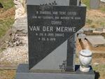 MERWE Corrie, van der nee ROUX 1899-1978