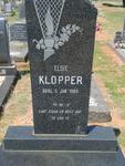 KLOPPER Elsie -1980