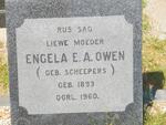 OWEN Engela E.A. nee SCHEEPERS 1893-1960