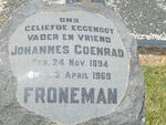 FRONEMAN Johannes Coenraad 1894-1969